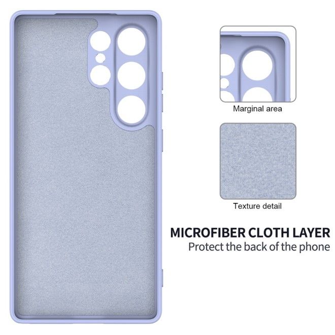 Samsung Galaxy S25 Ultra Handy Hülle - Softcase - Liquid Silicone Series - purpur