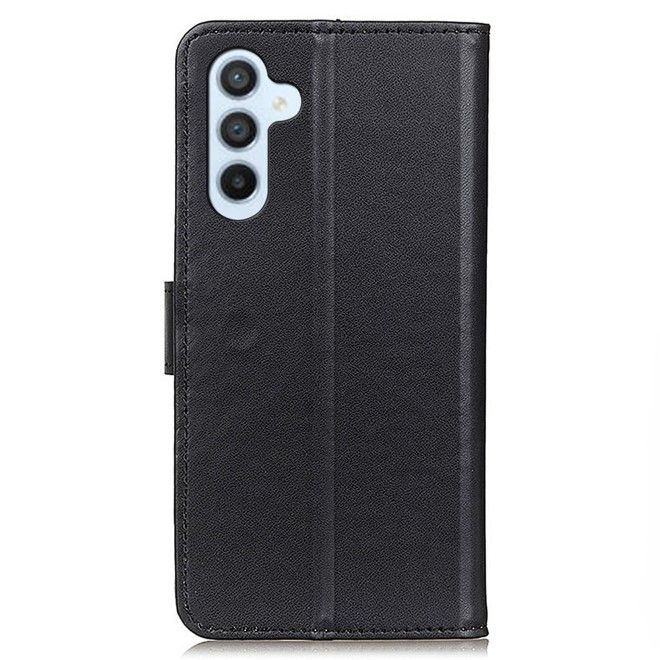 Samsung Galaxy S25 / S24 Handy Hülle - Classic II Leder Bookcover Series - schwarz