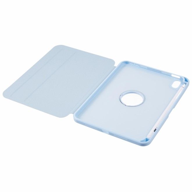 iPad mini 7 (2024) / mini 6 (2021) Hülle - 360° rotierbares Case aus Leder - blau
