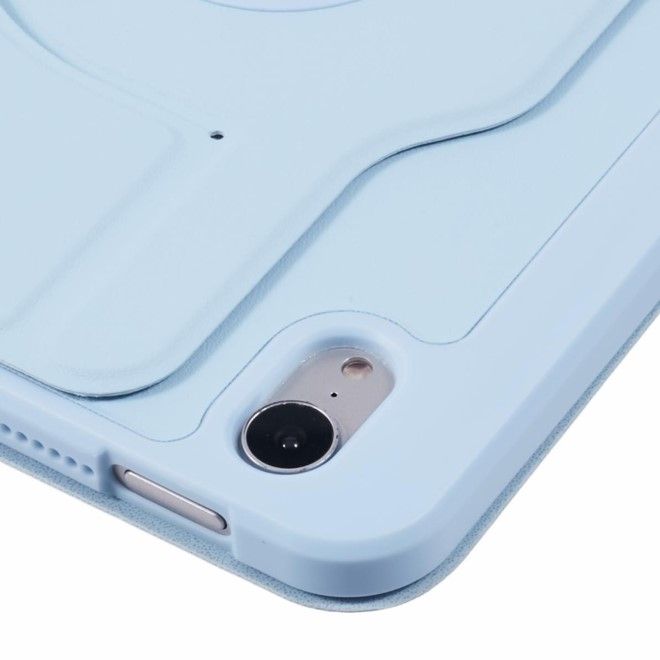 iPad mini 7 (2024) / mini 6 (2021) Hülle - 360° rotierbares Case aus Leder - blau