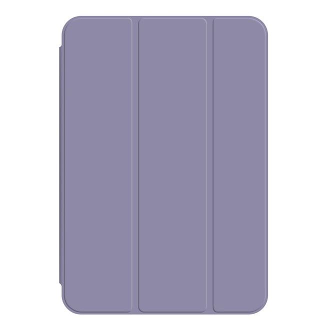 iPad mini 7 (2024) / mini 6 (2021) Leder Hülle - dreifach faltbar - purpur