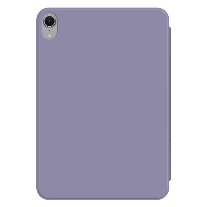 iPad mini 7 (2024) / mini 6 (2021) Leder Hülle - dreifach faltbar - purpur