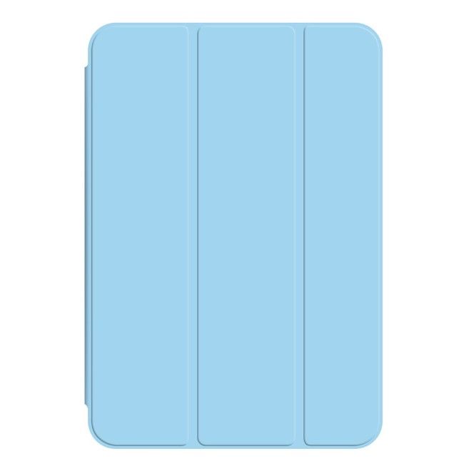 iPad mini 7 (2024) / mini 6 (2021) Leder Hülle - dreifach faltbar - blau