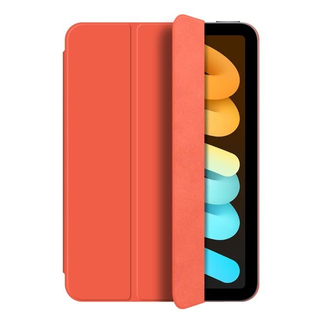iPad mini 7 (2024) / mini 6 (2021) Leder Hülle - dreifach faltbar - rot