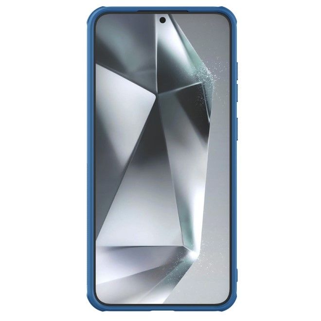 Nillkin - Samsung Galaxy S25+ Hülle - Kunststoff Case - Super Frosted Shield Pro Series - blau