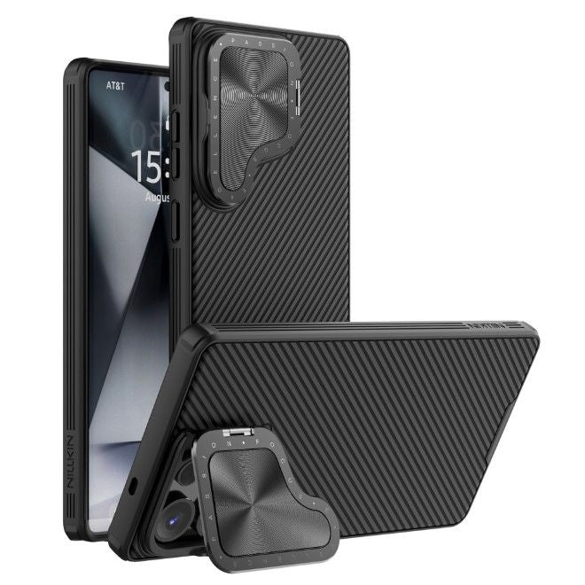 Nillkin - Samsung Galaxy S25 Ultra Hülle - Kunststoff Hardcase - Camshield Prop Series - schwarz