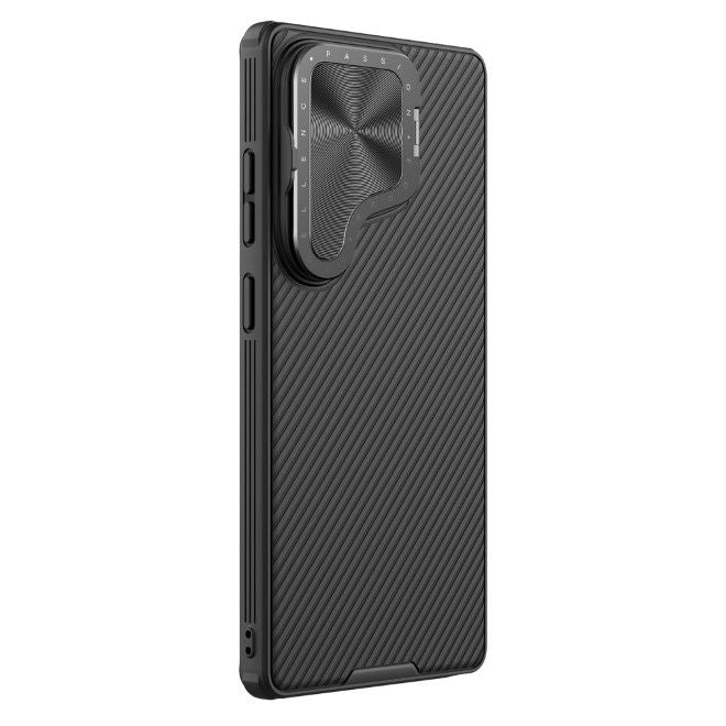 Nillkin - Samsung Galaxy S25 Ultra Hülle - Kunststoff Hardcase - Camshield Prop Series - schwarz