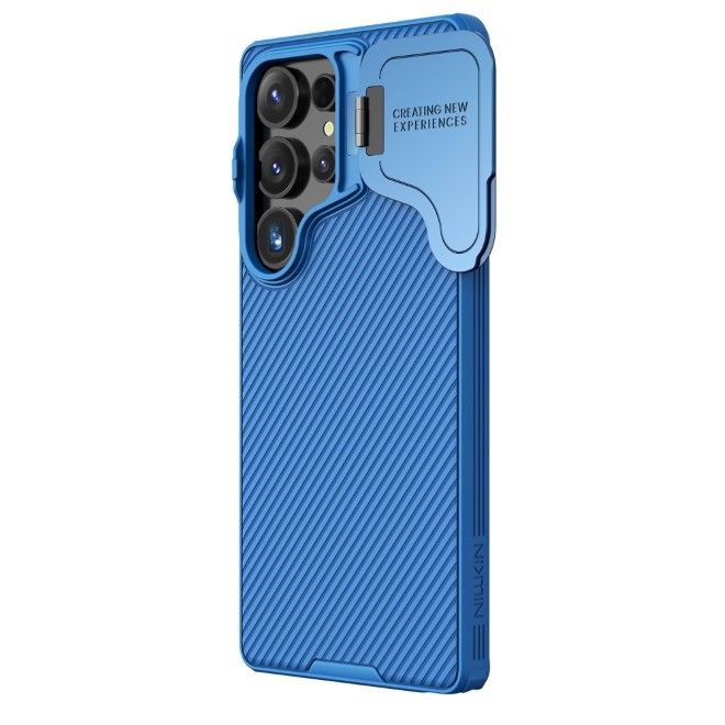 Nillkin - Samsung Galaxy S25 Ultra Hülle - Kunststoff Hardcase - Camshield Prop Series - blau