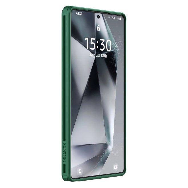 Nillkin - Samsung Galaxy S25 Ultra Hülle - Kunststoff Hardcase - Camshield Prop Series - grün