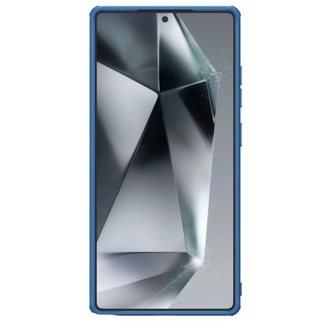 Nillkin - Samsung Galaxy S25 Ultra Hülle - Kunststoff Case - Super Frosted Shield Pro Series - blau