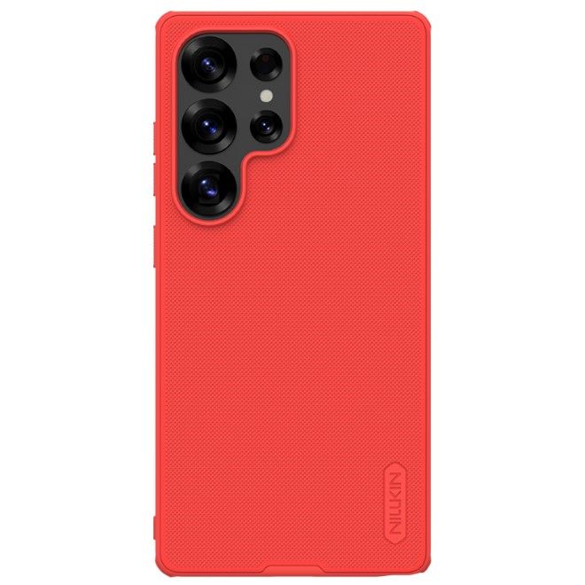Nillkin - Samsung Galaxy S25 Ultra Hülle - Kunststoff Case - Super Frosted Shield Pro Series - rot