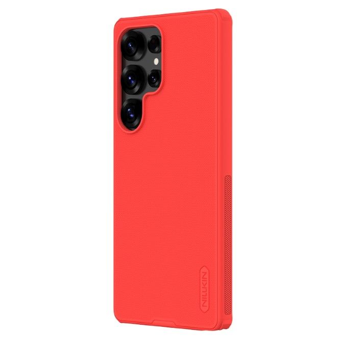 Nillkin - Samsung Galaxy S25 Ultra Hülle - Kunststoff Case - Super Frosted Shield Pro Series - rot