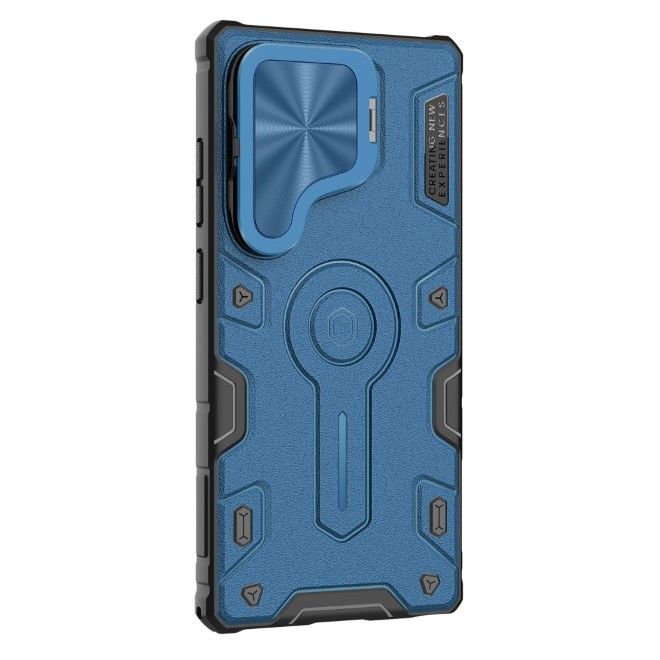 Nillkin - Samsung Galaxy S25 Ultra Hülle - Robustes Hardcase - CamShield Armor Prop Series - blau
