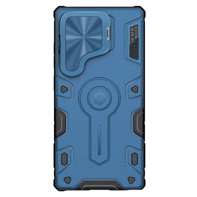 Nillkin - Samsung Galaxy S25 Ultra Hülle - Robustes Hardcase - CamShield Armor Prop Series - blau