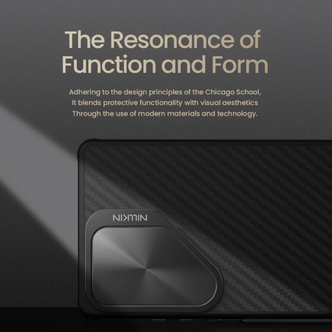 Nillkin - Samsung Galaxy S25 Ultra Hülle - Magnetic MagSafe Hardcase - Carbo Prop Series - schwarz