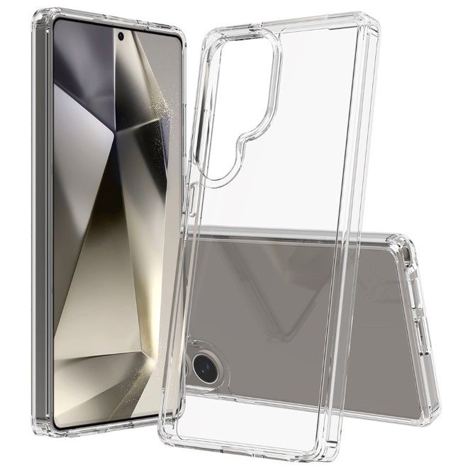 Samsung Galaxy S25 Ultra Hülle (PC / TPU Case) - Polycarbonat Rückseite + TPU Ränder - PureProtect Series - transparent
