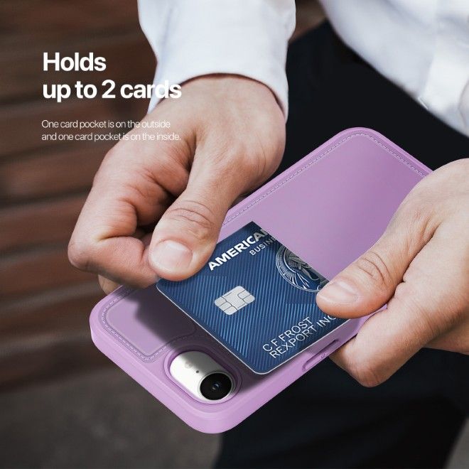 Dux Ducis - iPhone 16e Hülle - PC und TPU Hardcase - Rafi II Mag Series - purpur