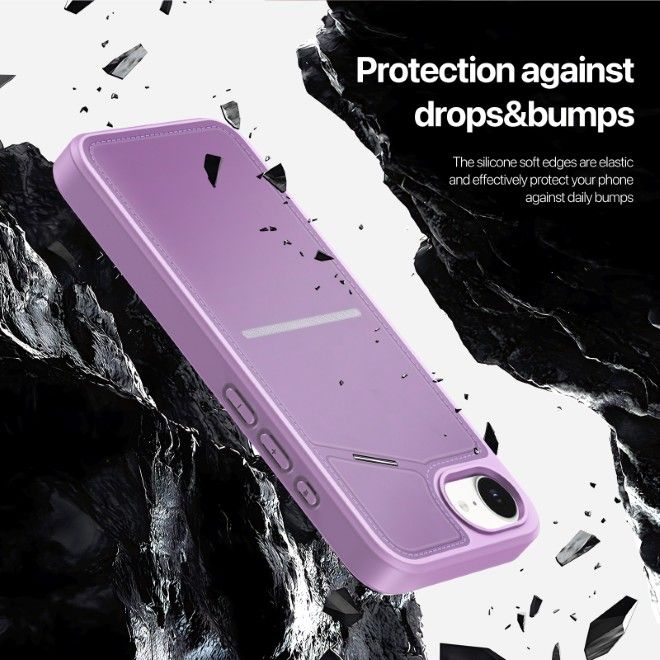 Dux Ducis - iPhone 16e Hülle - PC und TPU Hardcase - Rafi II Mag Series - purpur