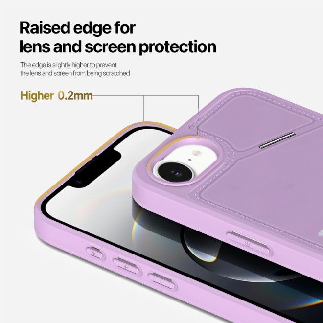 Dux Ducis - iPhone 16e Hülle - PC und TPU Hardcase - Rafi II Mag Series - purpur