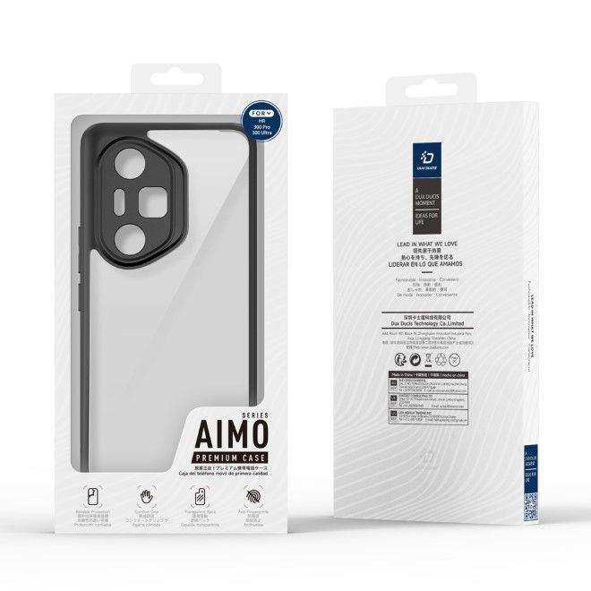 Dux Ducis - Honor 300 Pro / 300 Ultra Hülle - Hardcase - Aimo Series - schwarz