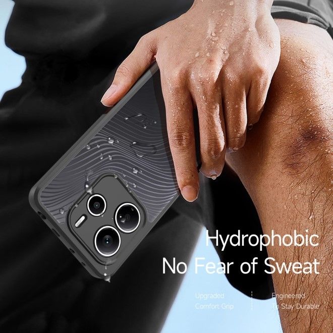 Dux Ducis - Xiaomi Redmi Note 14 5G Hülle - Hardcase - Aimo Series - schwarz