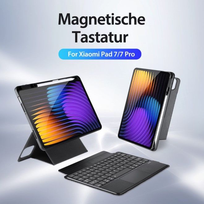 Dux Ducis - Xiaomi Pad 7 / 7 Pro Tastatur Hülle - Keyboard Case - DK Series - schwarz