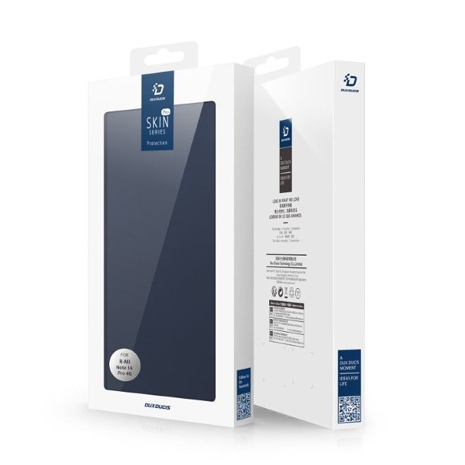 Dux Ducis - Xiaomi Redmi Note 14 Pro 4G Hülle - Handy Bookcover - Skin Pro Series - blau