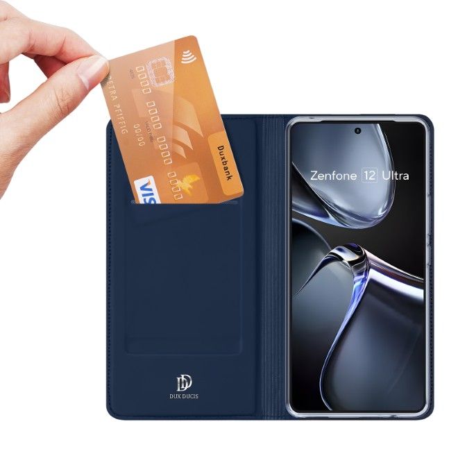 Dux Ducis - Asus Zenfone 12 Ultra Hülle - Handy Bookcover - Skin Pro Series - blau