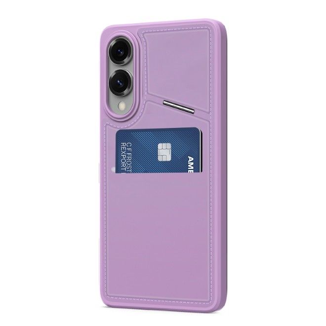 Dux Ducis - Samsung Galaxy S25 Edge Hülle - PC und TPU Hardcase - Rafi II Mag Series - purpur