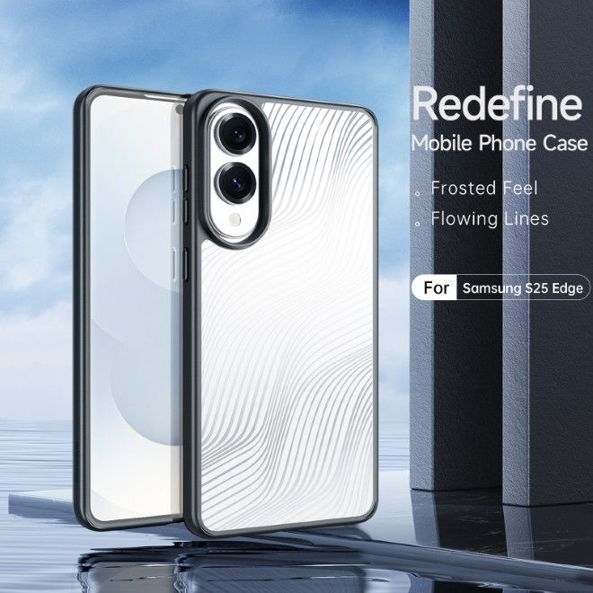Dux Ducis - Samsung Galaxy S25 Edge Hülle - Hardcase - Aimo Series - schwarz