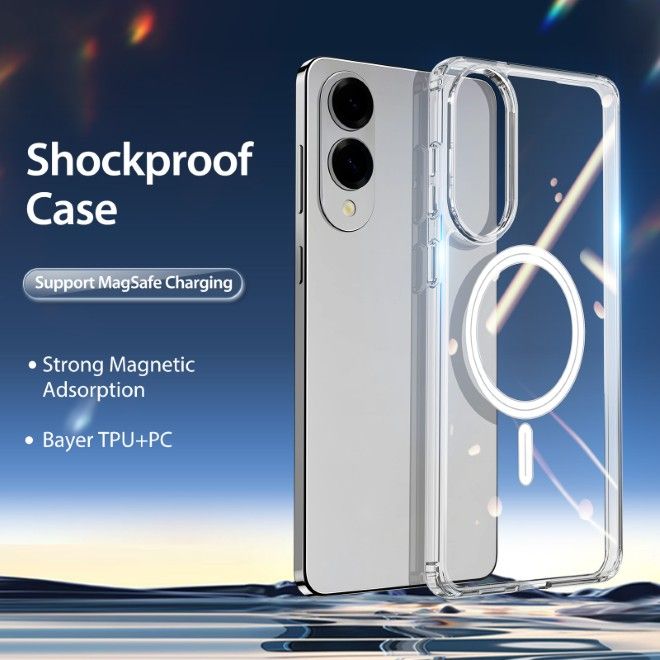 Dux Ducis - Samsung Galaxy S25 Edge Hülle - Hardcase - Clin Mag Series - transparent