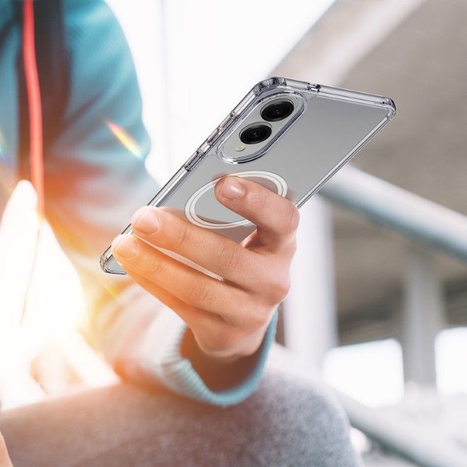 Dux Ducis - Samsung Galaxy S25 Edge Hülle - Hardcase - Clin Mag Series - transparent