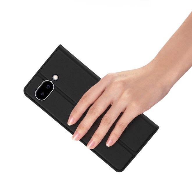 Dux Ducis - Google Pixel 9a Hülle - Handy Bookcover - Skin Pro Series - schwarz
