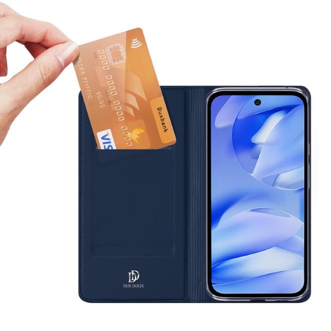 Dux Ducis - Google Pixel 9a Hülle - Handy Bookcover - Skin Pro Series - blau