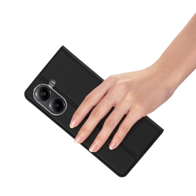 Dux Ducis - Xiaomi Poco X7 Pro Hülle - Handy Bookcover - Skin Pro Series - schwarz