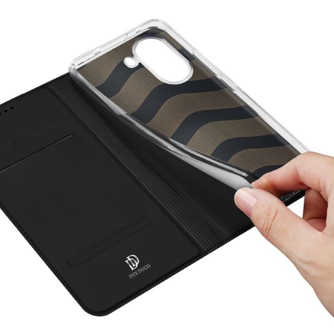 Dux Ducis - Xiaomi Poco X7 Pro Hülle - Handy Bookcover - Skin Pro Series - schwarz