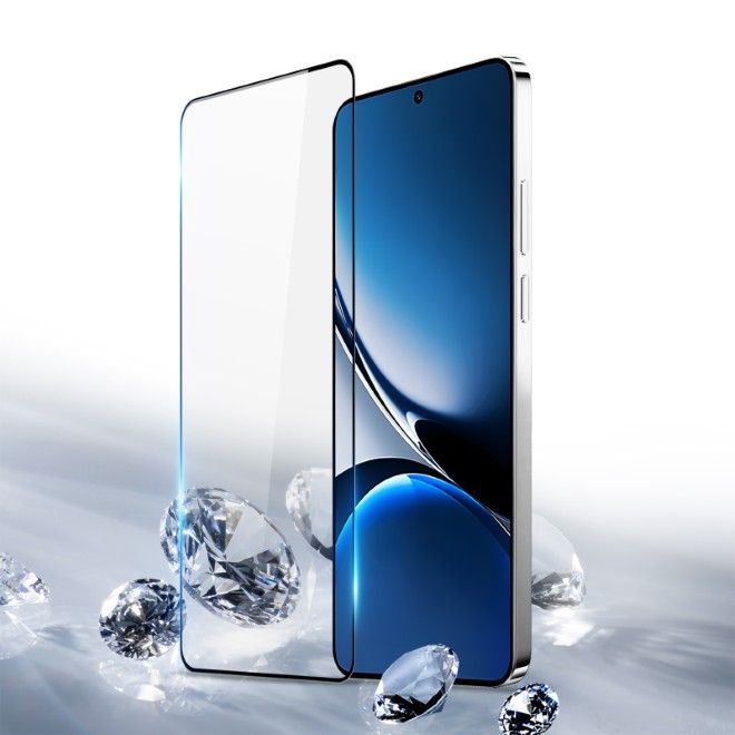 Dux Ducis - Xiaomi Poco X7 Pro Schutzglas - aus gehärtetem Glas - 9D - schwarz