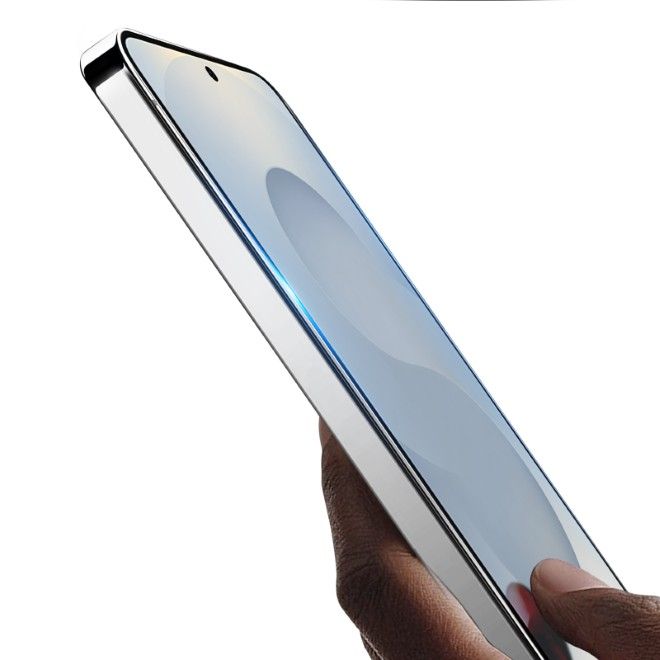 Dux Ducis - Samsung Galaxy S25 Edge Schutzglas Displayschutz - aus gehärtetem Glas - schwarz