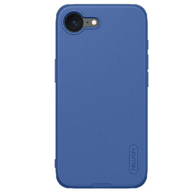 Nillkin - iPhone 16e Hülle - Kunststoff Case - Super Frosted Shield Pro Series - blau