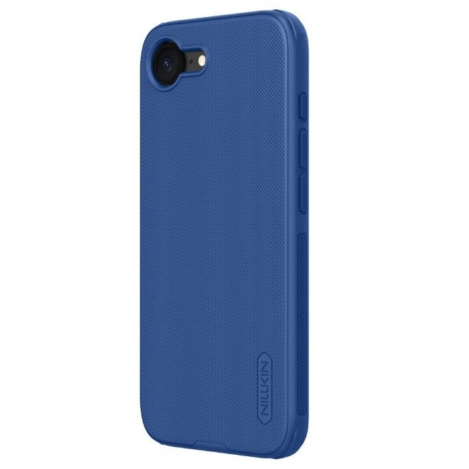 Nillkin - iPhone 16e Hülle - Kunststoff Case - Super Frosted Shield Pro Series - blau
