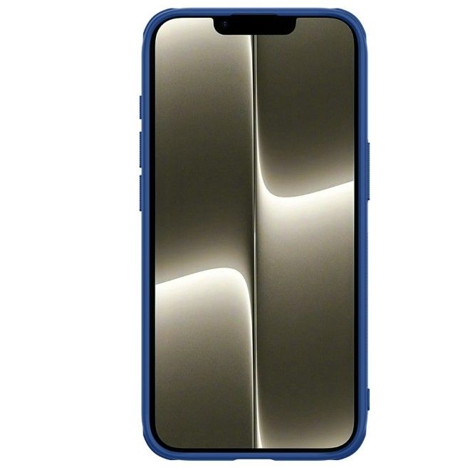 Nillkin - iPhone 16e Hülle - Kunststoff Case - Super Frosted Shield Pro Series - blau