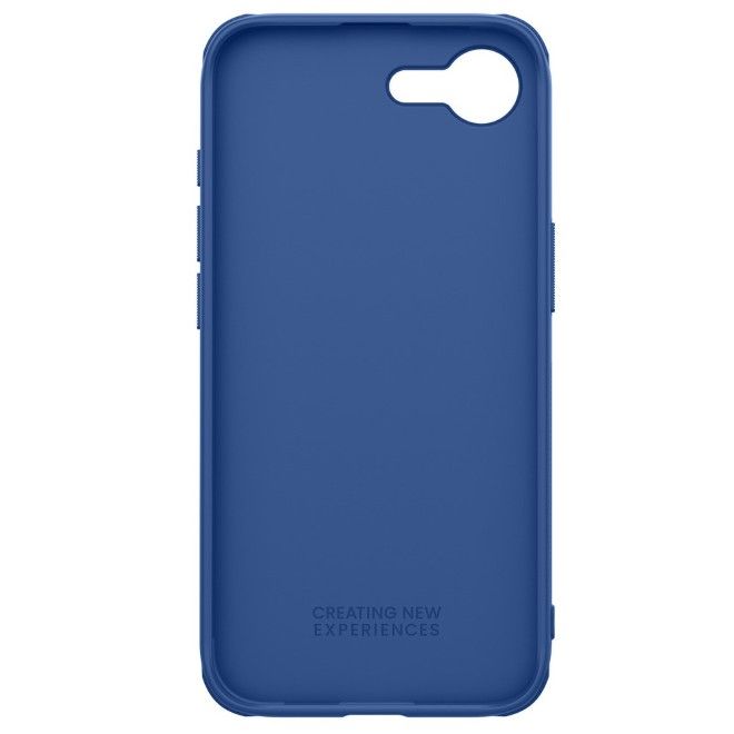 Nillkin - iPhone 16e Hülle - Kunststoff Case - Super Frosted Shield Pro Series - blau