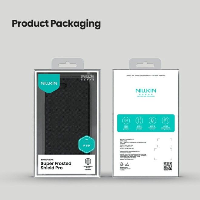 Nillkin - iPhone 16e Hülle - Kunststoff Case - Super Frosted Shield Pro Series - grün