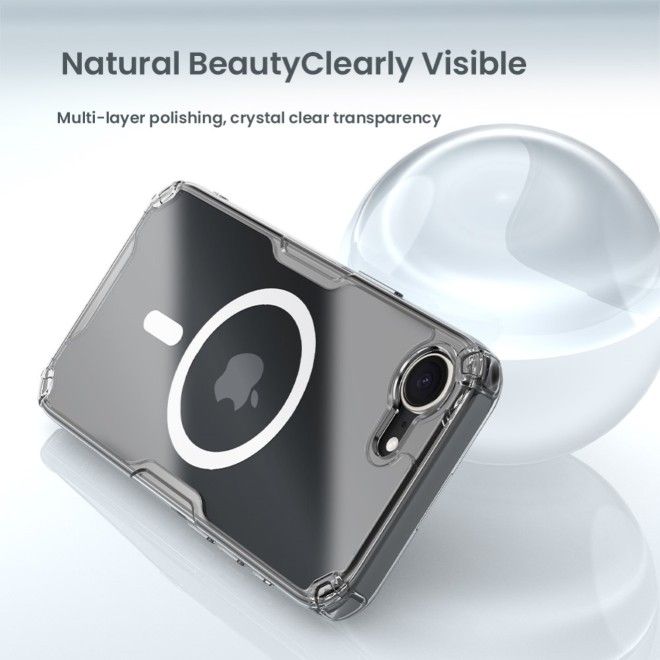 Nillkin - iPhone 16e Hülle - TPU Soft Case - Nature Pro Magnetic Series - transparent