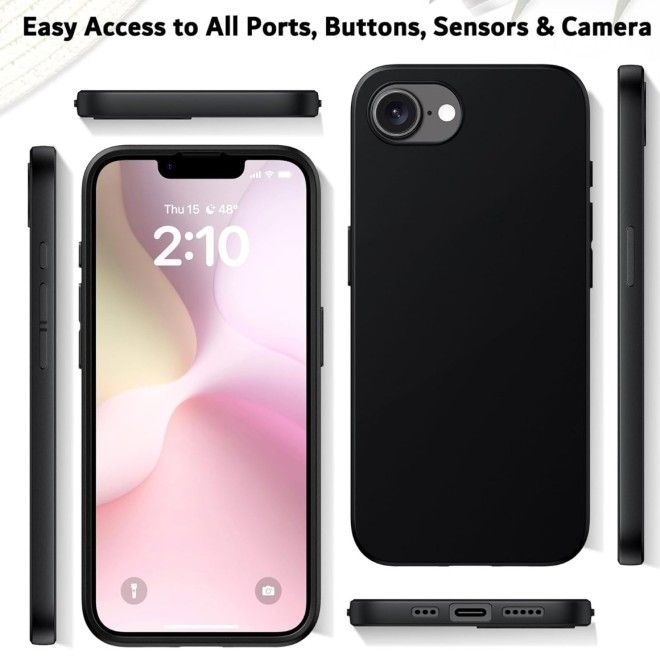 iPhone 17e / 16e Hülle - Softcase TPU Series - schwarz