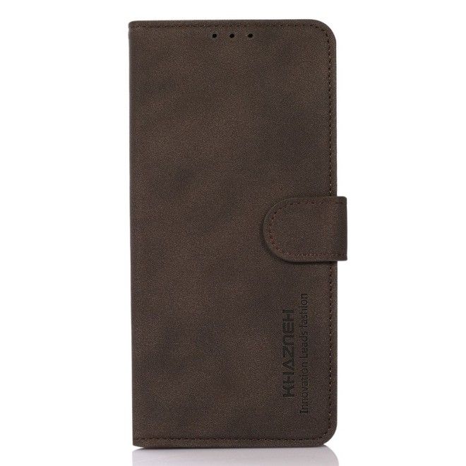 Étui pour iPhone 17e / 16e - Collection Classic II en cuir façon livre - Marron