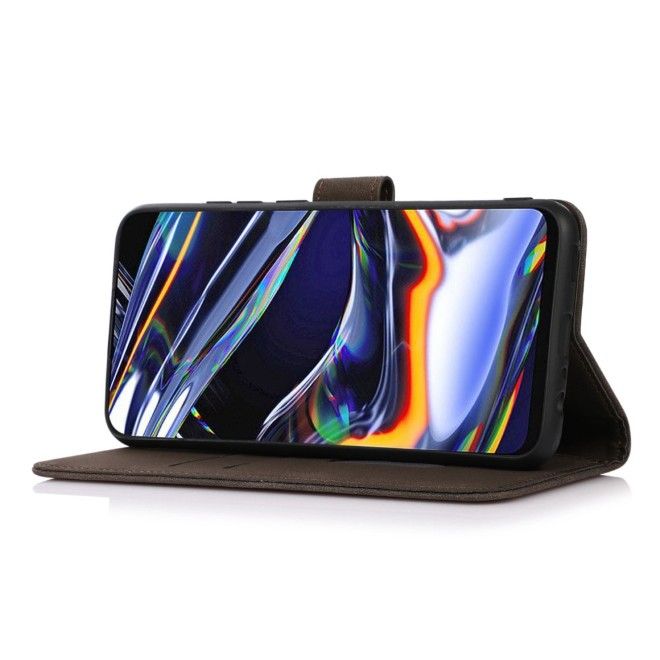 Étui pour iPhone 17e / 16e - Collection Classic II en cuir façon livre - Marron