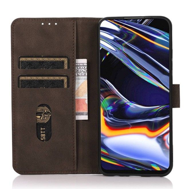 Étui pour iPhone 17e / 16e - Collection Classic II en cuir façon livre - Marron