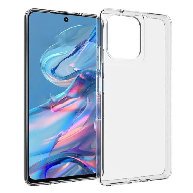 Motorola Moto G75 Hülle - Softcase TPU Series - transparent