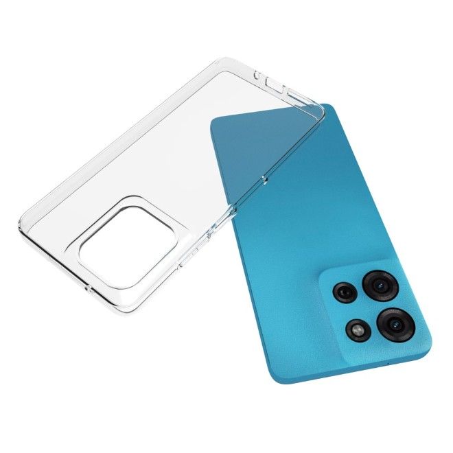 Motorola Moto G75 Hülle - Softcase TPU Series - transparent